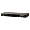 Aten CS1308-AT-U Rackmount KVM Switch 8 Port VGA PS/2-USB, 1x Console cable (VGA, USB, PS/2; 27 cm/0.88 ft) Included, Selection Via Front & USD Menu