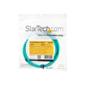 StarTech A50FBLCLC3 3M LC FIBER OPTIC CABLE - 10 GB AQUA - MM DUPLEX 50/125 - LSZH LTW