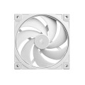 DEEPCOOL R-FD12V2-WHNPN1-G FD12 v2 WH 120mm Performance Integral Blade Silent Ring Case Fans, 4-pin PWM, 500~2500 RPM, Hydro Bearing