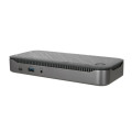 Targus DOCK710AUZ USB-C Universal 4K Quad Docking Station with 100W Power Delivery Support 8K 4K UHD@60Hz 2 HDMI 2xDP USB-C 4xUSB-A Audio 3YR WTY with Adapter