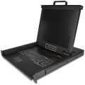 StarTech RKCONS1701 Rackmount KVM Console - Single Port VGA KVM with 17" LCD Monitor for Server Rack - Fully Featured Universal 1U LCD KVM Drawer w/Cables & Hardware - USB Support - 50,000 MTBF