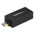 StarTech US1GC30DB USB-C 3.0 TO GbE ADAPTER, TB3 COMPATIBLE, BLACK, 2YR