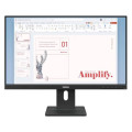 Lenovo 64BAMAR1AU ThinkVision E24-40 23.8'/24' 100Hz FHD IPS Monitor 1920x1080 16:9 4ms Height Adjust Tilt Pivot Swivel HDMI DP VGA Speakers VESA