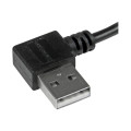 StarTech USB2AUB2RA2M MICRO-USB CABLE WITH RIGHT-ANGLED CONNECTORS - M/M - 2M (6FT)