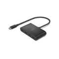 Belkin AVC018BTBK Connect USB-C 4-Port Hub, Adapter Dongle, 4xUSB-C Ports & 100W PD Max 10Gbps Data Transfer Mac/Chromebook - 4 Total USB Port(s) - PC, ChromeOS, Mac, iPadOS