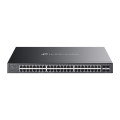 TP-LINK SG2452LP Omada 52-Port Gigabit Smart Switch with 32-Port PoE+, 32× Gigabit 802.3af/at PoE+ ports, 16× Gigabit non-PoE RJ45 ports