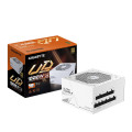 Gigabyte GP-UD1000GM PG5 ICE UD1000GM PG5 ICE 1000W ATX PSU Power Supply 80+ Gold >90% 120mm Fan Black Flat Cables Single +12V >100K Hrs