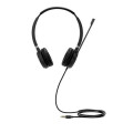 Yealink UHD362 Premium Wideband 3.5mm Dual Headset for IP Phones, Controller Not included, Noise-canceling, Comfortable Wear