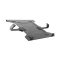 Brateck NBH-2 Steel Laptop Holder Fits10'-15.6' for most desk mounts with standard 75x75/100x100 VESA plate