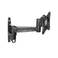 Brateck LCD-142 Single Monitor Wall Mount tilting & Swivel Wall Bracket Mount VESA 75mm/100mm For most 13''-27' LED, LCD flat panel TVs; up to 15kg