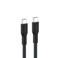 Belkin CAB025FQ3MBK BoostCharge Pro Braided USB-C to USB-C Cable (3M) - Black , 5A/240W, 480Mbps, 350K+ Bend, USB-IF Certified, 2 Years Warranty