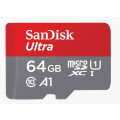 Sandisk SDSQUAR-064G-GN6MA 64GB Ultra microSD SDHC SDXC UHS-I Memory Card 100MB/s Full HD Class 10 Speed Google Play Store App for Android Smartphone Tablet with Adapter
