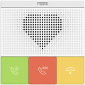 Fanvil Y501(W) Y501 2 SIP Lines Healthcare Intercom, HD Audio, Waterproof & Dustproof, PoE Enabled, Wall Mountable, 10/100Mbps, 3 Button. Auto answe, No Wi-Fi