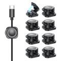 Choetech 6932112110916 MCC001-BK 6 Pack Professional grade Magnetic Lock Cord Holder Clips