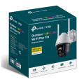 TP-LINK VIGI C540-W(4MM) VIGI 4MP C540-W(4mm) Outdoor Full-Colour Wi-Fi Pan Tilt Network Camera, 4mm Lens, Smart Detection,3YW