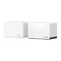 TP-LINK HALO H85X(2-PACK) Mercusys AX3000 Whole Home Mesh Wi-Fi 6 System, 574 Mbps at 2.4 GHz, 2402 Mbps at 5 GHz