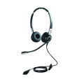Jabra 2409-720-209 Biz 2400 II Duo QD - Mic. 72 UNC Corded Headset, Better Conversation, Better Sound, HD Voice, Coise-Cancelling, Over The Head Duo Wearing Style