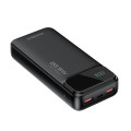 Choetech 6932112106841 B729 20000mAh Power Bank PD22.5W with Digital Display Black