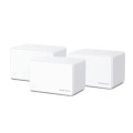 TP-LINK HALO H80X(3-PACK) Mercusys AX3000 Whole Home Mesh Wi-Fi 6 System,3000 Mbps Dual Band Wi-Fi, Up to 650 Square Meters, 574/2402 Mbps, MU-MIMO (WIFI6)