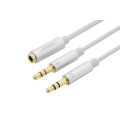 UGREEN 6957303817900 10790 Gold Plated 3.5mm Female to Dual 3.5mm Male Audio Y Splitter