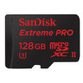 Sandisk SDSQXPJ-128G Extreme Pro micro SDXC UHS-II 128GB Class 10 up to 275mb/s,with microSD to USB 3.0 adaptor