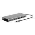 Belkin INC015BTSGY-CZ CONNECT UNIVERSAL USB-C 8-IN-1 DUAL DISPLAY HUB