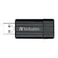 Verbatim 49064 Store'n'Go Pinstripe USB Drive 32GB USB Storage Drive Memory Stick (Black) 2 Years Limited Warranty