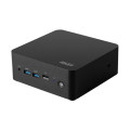 MSI CUBI NUC AI 1UMG-013BAU Mini PC Black Barebone Core Ultra 5 125H 2x Thunderbolt 4 2x HDMI 2x Intel I226V (2.5G) Wi-Fi 6E AX211 3Y