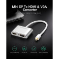 UGREEN 6957303824212 20421 Mini Dp to HDMI/VGA converter - Silver