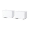 TP-LINK HALO H80X(2-PACK) Mercusys AX3000 Whole Home Mesh Wi-Fi 6 System, 3000 Mbps Dual Band Wi-Fi, Up to 460 Square Meters, 574/2402 Mbps, MU-MIMO (WIFI6)