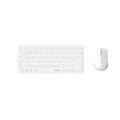 Rapoo 9010M-WHITE X9010M Multi-mode Aluminium Base, Wireless Ultra-slim Combo Set, up to 12 Months Battery, Bluetooth or 2.4Ghz. Office Business Retail White