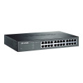 TP-LINK TL-SG1024D 24-PORT UNMANAGED GIGABIT DESKTOP/RACKMOUNT SWITCH, METAL CASE, 5YR
