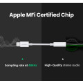 UGREEN 6957303837595 30759 Lightning to 3.5mm Audio Adapter White