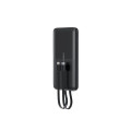 Choetech 6932112106087 B654 10000mAh Pwer Bank 22.5W USB-A / USB-C / micro USB with built-in USB-C / Lightning cable - black