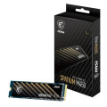 MSI SPATIUM M480 PRO PCIE 4.0 NVME M.2 1TB SSD, 1GB DDR4, Sequential Read up to 7400MB/s, Sequential Write up to 6000MB/s, 700 TBW, 5 Year Warranty