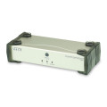 Aten CS261-AT-U Desktop Sharing Device 2 Port Single Computer DVI, 1x Custom KVM Cable Included, Selection Via Front Panel