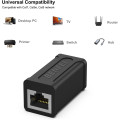 BENFEI B07X6KW7WK 000264BK RJ45 Inline Coupler, Cat7 Cat6 Cat5e Ethernet Coupler Female to Female