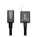 8ware H-MICROH 02 Oxhorn HDMI to Micro HDMI Cable 1.8m - 1.4v 19 (+1) pins A Male to D Male 34AWG, 100% copper wire, OD4.2mm RoHS