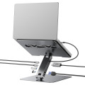 BENFEI 6971785944763 000398GY Laptop Stand + USB-C 6in1 HUB HDMI+USB-C(10G)+RJ45+2*USB-A(10G)+PD