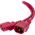 Alogic MF-C13C14-01-RD 1M IEC C13 TO IEC C14 COMPUTER POWER EXTENSION CORD MALE TO FEMALERED