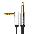 UGREEN 6957303817290 10729 3.5mm Male to 3.5mm Right Angle 3.5mm Aux Cable 5m (Black)
