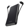 Choetech 6971824976045 B688-BK 10000mAh MFi Certified PD18W Power Bank (with 2 cables)