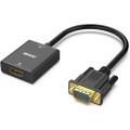 BENFEI B07XZ22KCD 000272BK HDMI Female to VGA Male with 3.5mm Audio Jack, Uni-Directional Adapter Black