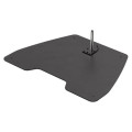 Atdec ADB-FS freestanding floor base - creates freestanding digital signage solutions - steel - Black