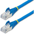StarTech NLBL-10M-CAT6A-PATCH 10m CAT6a Ethernet Cable, Blue Low Smoke Zero Halogen (LSZH) 10 GbE 100W PoE S/FTP Snagless RJ-45 Network Patch Cord - Cable for Network Device - First End: 1 x RJ-45 Network - Male - Second End: 1 x RJ-45 Network - Male - 10