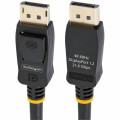 StarTech DISPLPORT6L 6ft (2m) DisplayPort 1.2 Cable, 4K x 2K UHD VESA Certified DisplayPort Cable, DP Cable/Cord for Monitor, w/ Latches - Cable for Audio/Video Device, Monitor, Workstation, Projector - First End: 1 x 20-pin DisplayPort 1.2 Digital Audio/
