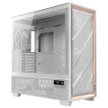 Antec FLUX PRO WHITE EUV Flux Pro EUV - White, Full Tower, E-ATX/ATX/Micro-ATX/ITX, Tempered Glass, Wood Front, USB-C, 6× PWM Fans, 2Yr Wty