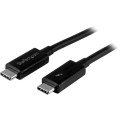 StarTech TBLT3MM1M 1m (3.3ft) Thunderbolt 3 Cable, 20Gbps, 100W PD, 4K Video, Thunderbolt-Certified, Compatible w/ TB4/USB 3.2/DisplayPort - 1m (3.3ft) Passive Thunderbolt 3 cable - Delivers consistent 20 Gbps performance - Compatible with TB4, USB4/USB-C