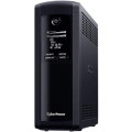 CyberPower VP1600ELCD Systems Value Pro - - 1600VA / 960W Line Interactive UPS - 2* 12V/9AH - 2 Yrs Adv. Replacement WTY Incl. internal Batteries
