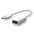 UGREEN 6957303837021 30702 USB TYPE C Male to USB 3.0 Type A Female OTG cable white